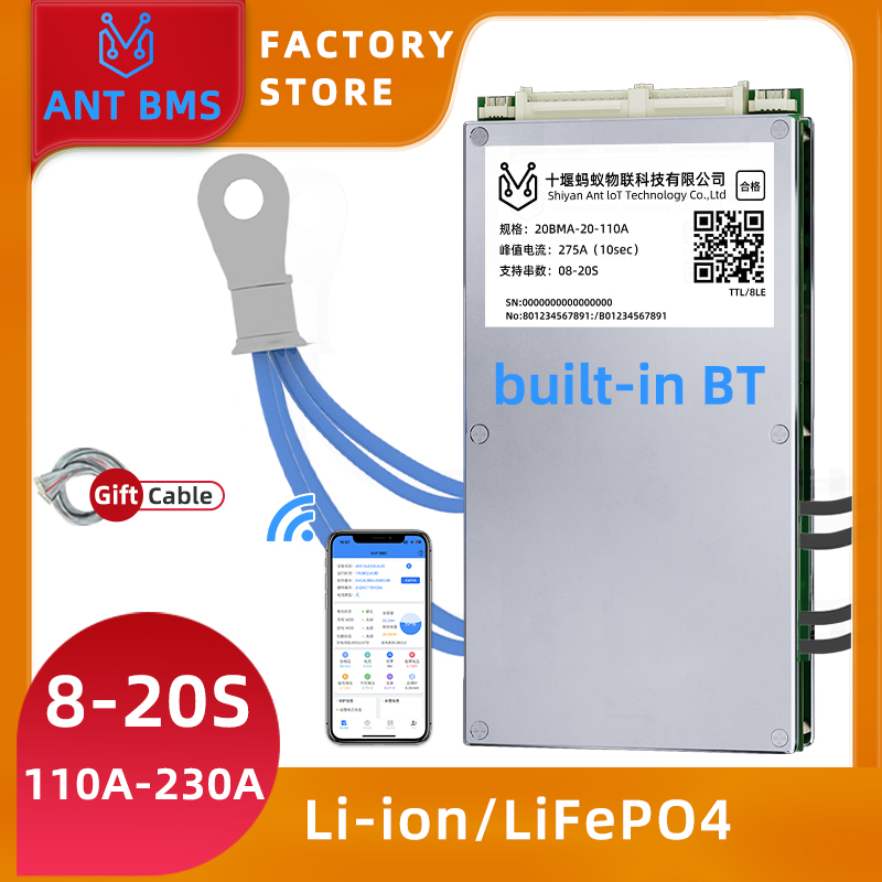 Smart Bms 72V 20S 150A Bluetooth - ANT Smart Balance BMS 8S-20S with