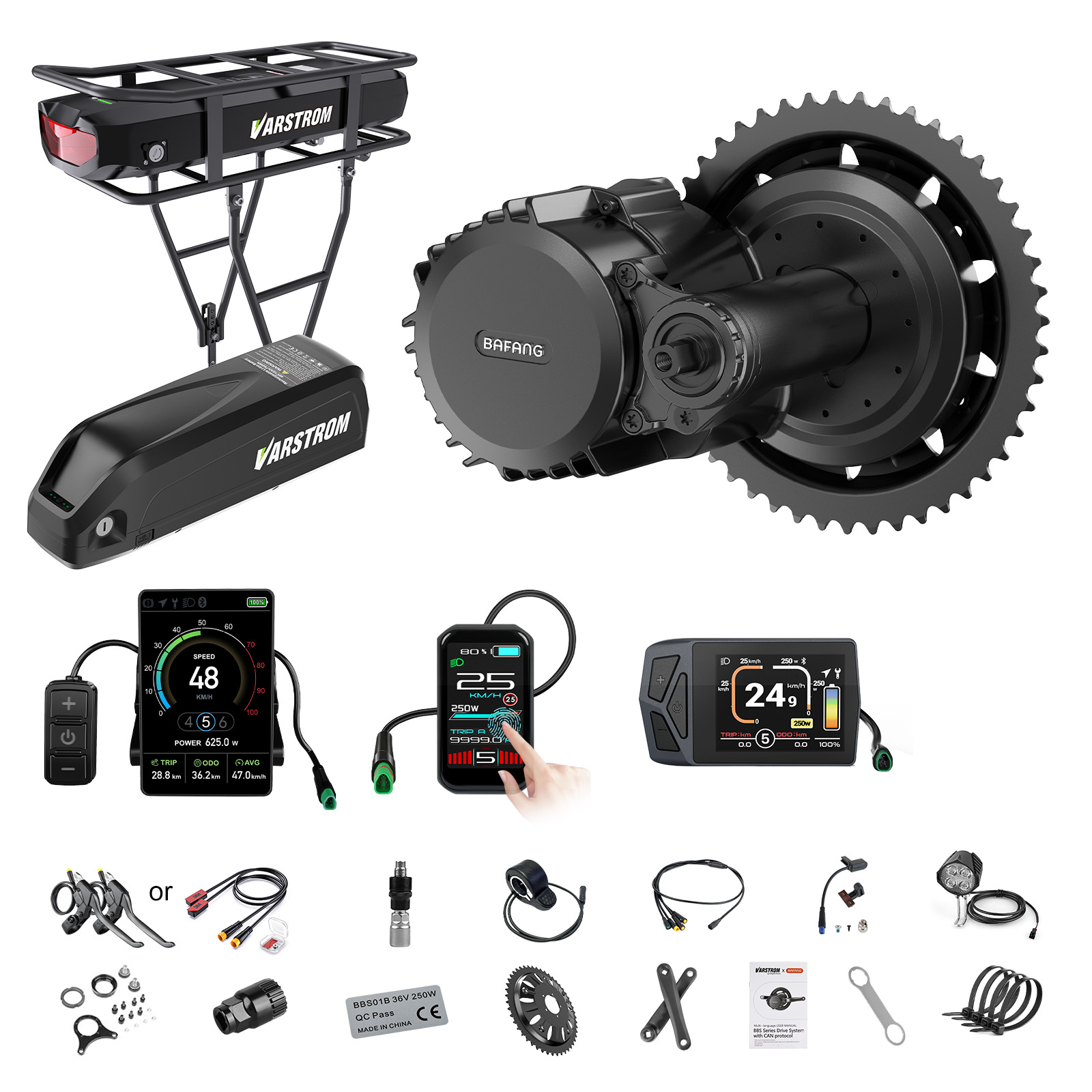 [US Shipping] Bafang Motor 750 - Bafang Bbs02B 48V 750W Mid Drive Kit ulasan dan harga
