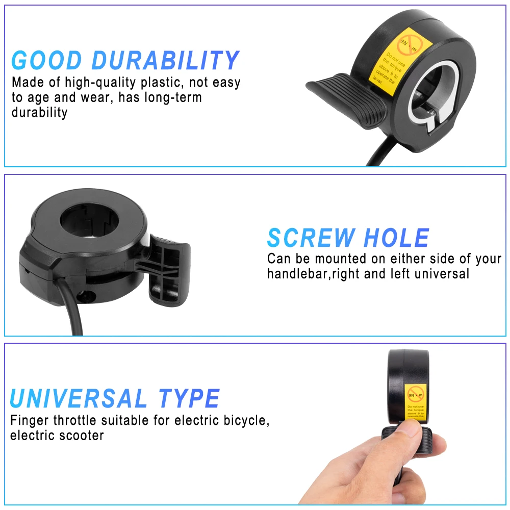 Ebike Thumb Throttle 130X for  - Bafang Bbshd 1000W Conversion Kit ulasan dan harga