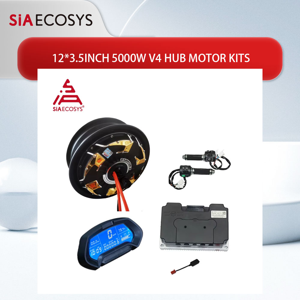 QS Motor 12*3.5inch 5000W V4 7 - 72V 5000W Hub Motor Kit ulasan dan harga